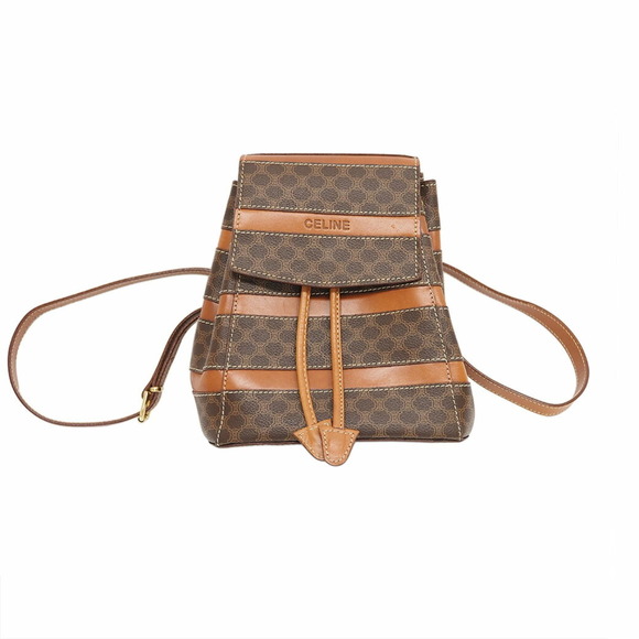 Celine | Bags | Celine Macadam Stripe Backpack Pvc Leather  display picture 1